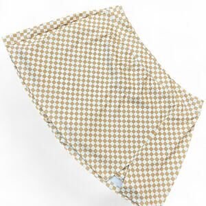 Aerie tan and white checkered tennis skirts with built in biker shorts